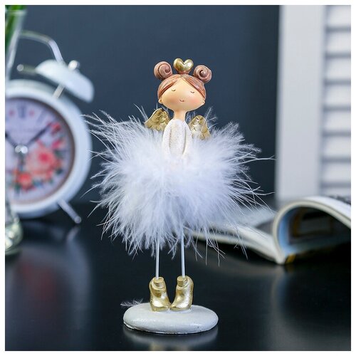 SUI Сувенир полистоун Ангелочек-сердечко пушок 175х6х55 см 820₽