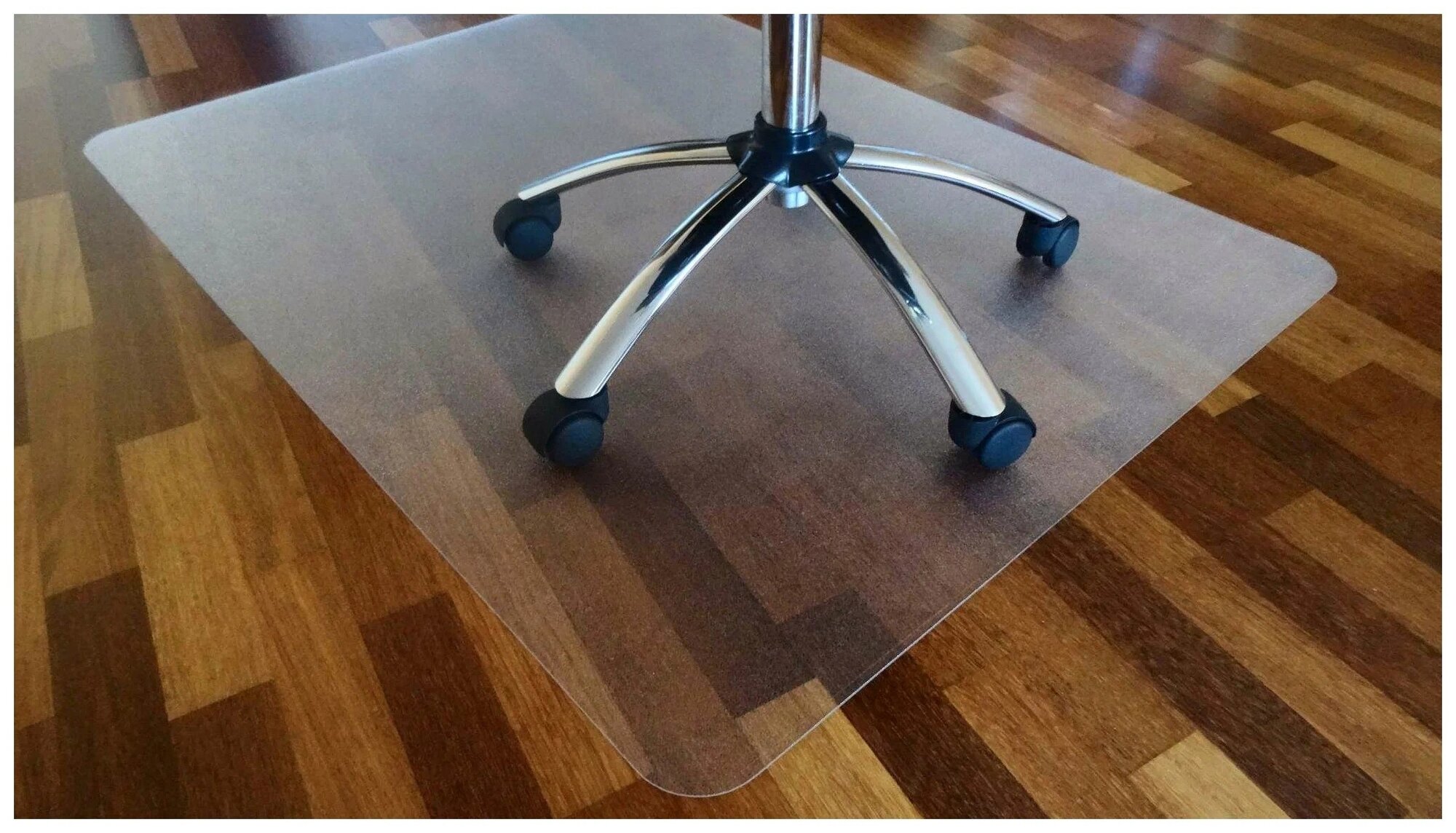 Коврик напольный Floortex прямоугольный для паркета/ламината ПВХ 120х90см - фото №8