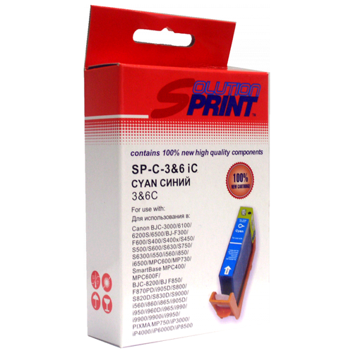 Картридж Sprint SP-C-3&6iC картридж canon bci 3ec 4480a002 395 стр голубой