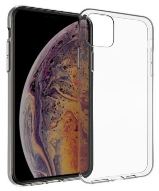 Чехол-накладка Uniq для iPhone 12 mini (5.4) Glase Transparent (IP5.4HYB(2020)-GLSNUD)