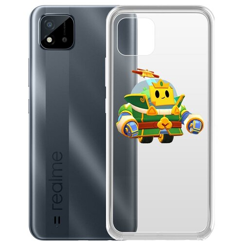 фото Чехол-накладка clear case brawl stars-изумрудный принц спраут для realme c11 krutoff group