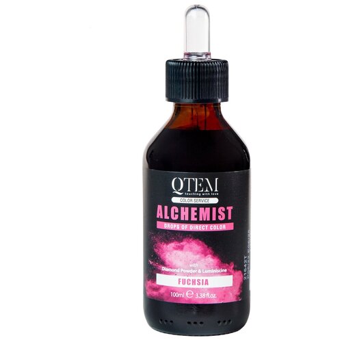 QTEM Капли прямого действия Alchemict, фуксия, 100 мл, 100 г