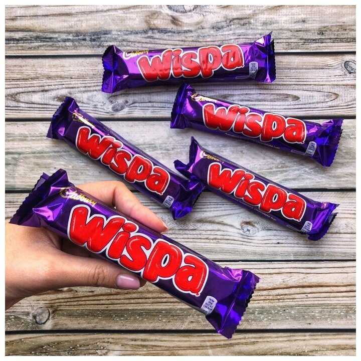 Пористый воздушный шоколадный батончик Cadbury Wispa (Великобритания), 36 г (3 шт) - фотография № 4