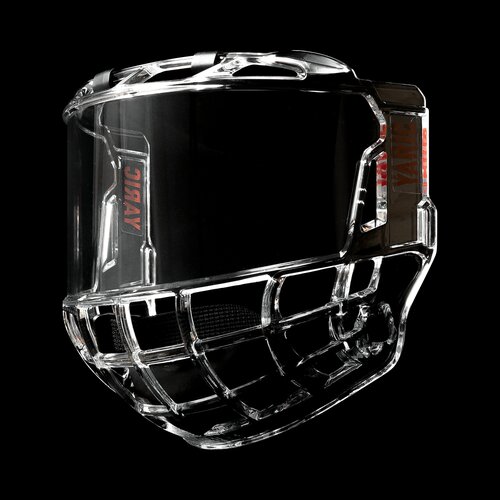 фото Маска визор yaric на шлем полевого игрока / хоккейная маска игрока / визор хоккейный