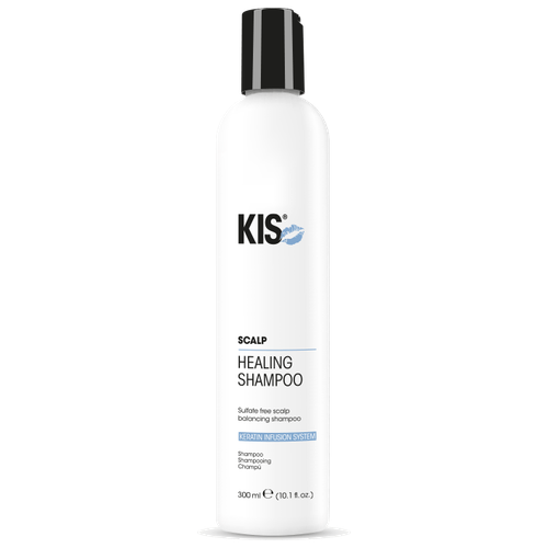 Профессиональный кератиновый шампунь для чувствительной кожи головы и сухих волос - KIS KeraScalp Healing Shampoo шампуни kis kerascalp healing shampoo профессиональный кератиновый шампунь
