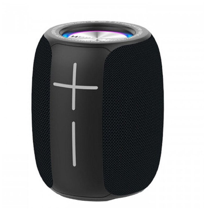 Колонка портативная Hopestar, P22, пластик, Bluetooth, MP3, USB, AUX, FM, microSD, TWS, TF, цвет: чёрный