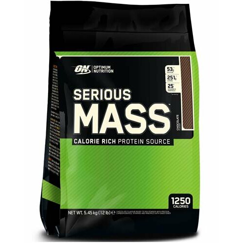 Ваниль Optimum nutrition Serious Mass 5545 гр - 12lb (Optimum nutrition) гейнер optimum nutrition serious mass шоколад арахисовое масло 5440 гр