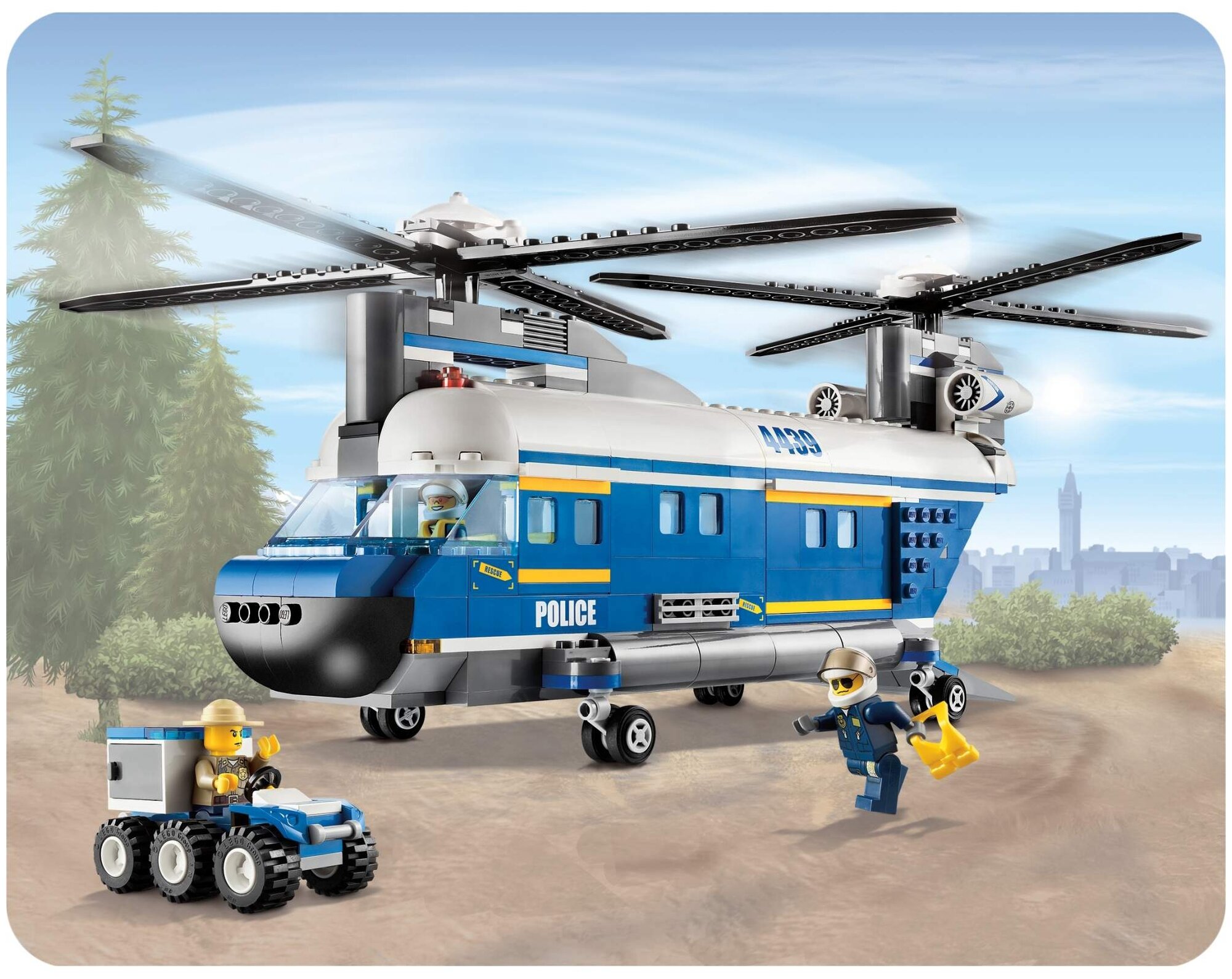Lego city 4439 heavy lift helicopter sale