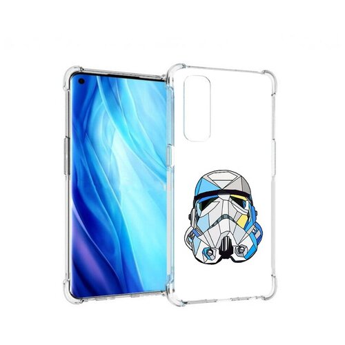 Чехол задняя-панель-накладка-бампер MyPads star wars дарт вейдер для OPPO Reno 4 Pro противоударный