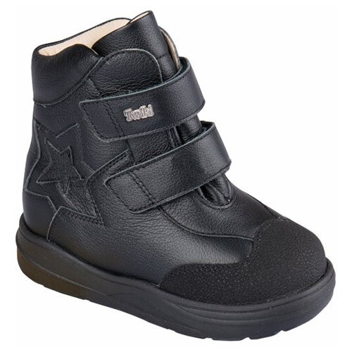 Ботинки Twiki, размер 29, черный ботинки twiki демисезон зима натуральная кожа на липучках размер 29 черный