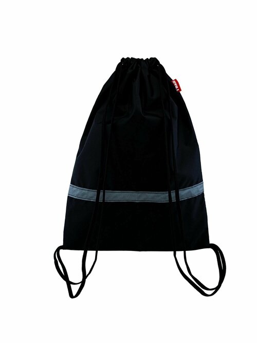 Мешок для обуви, Рюкзак для спорта с двумя отделениями 470x330 мм (оксфорд 210, чёрный), Tplus