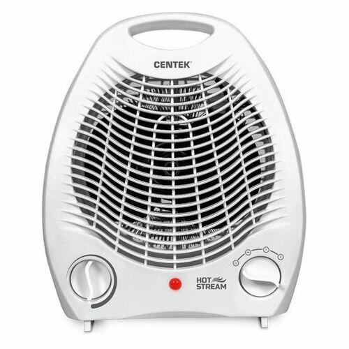 Тепловентилятор CENTEK CT-6002, 2000Вт, с термостатом, 2 режима, белый