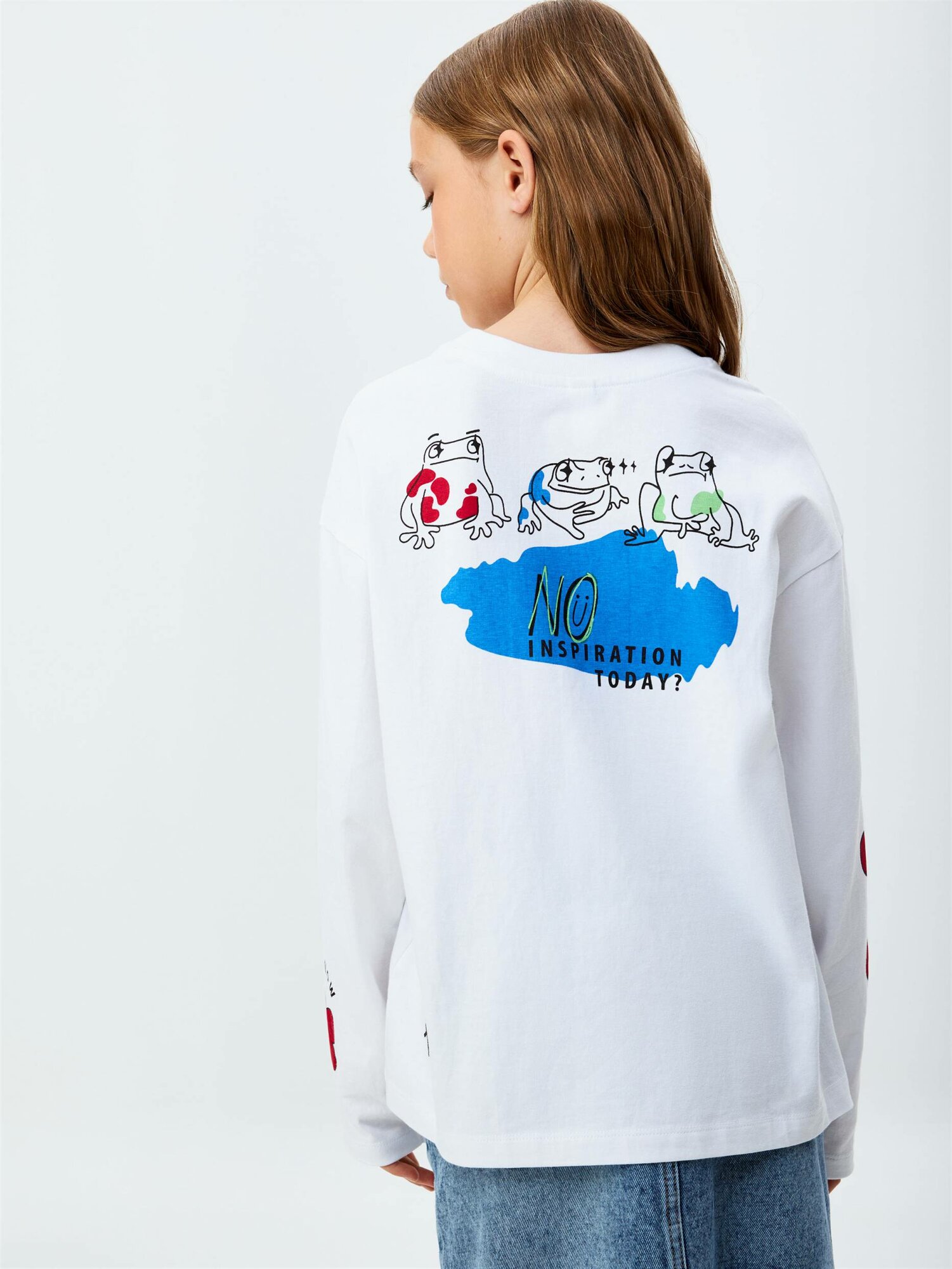 Лонгслив Sela, размер 152, белый — фото 1