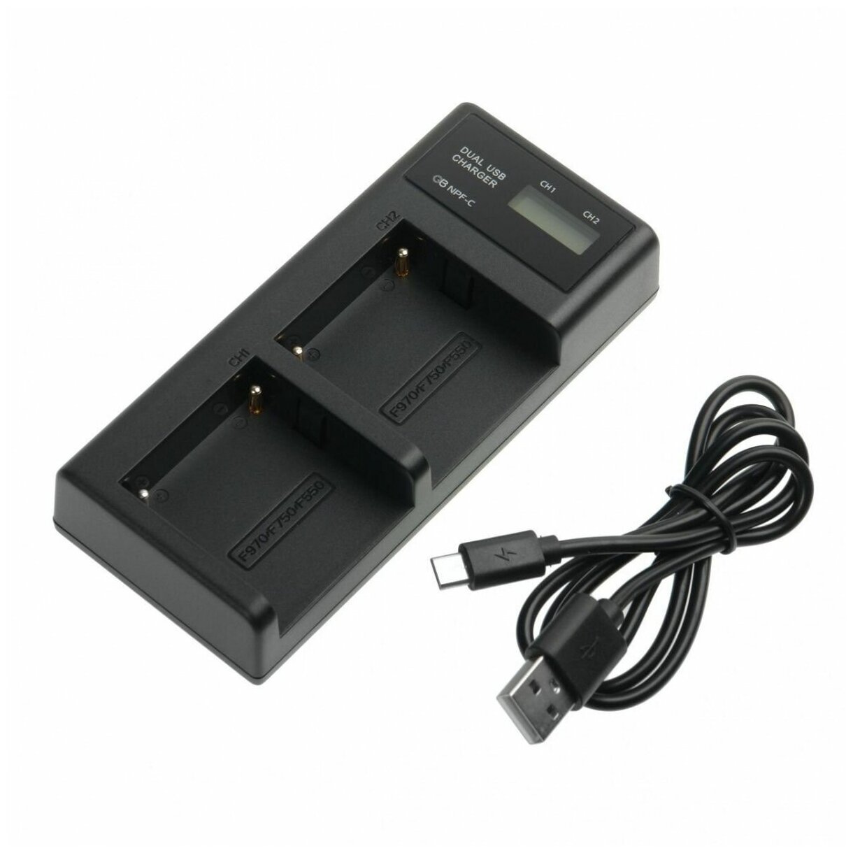 Зарядное устройство GreenBean DualCharger NPF-C, арт. 28079