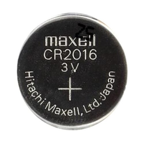 Батарейка CR2016 3В литиевая Maxell в блистере 5шт.