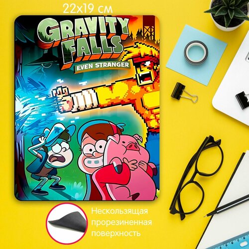 Игровой коврик для мыши Постер плакат мультфильм Gravity Falls Гравити Фолз