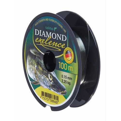 фото Леска монофильная salmo diamond exelence 100/015