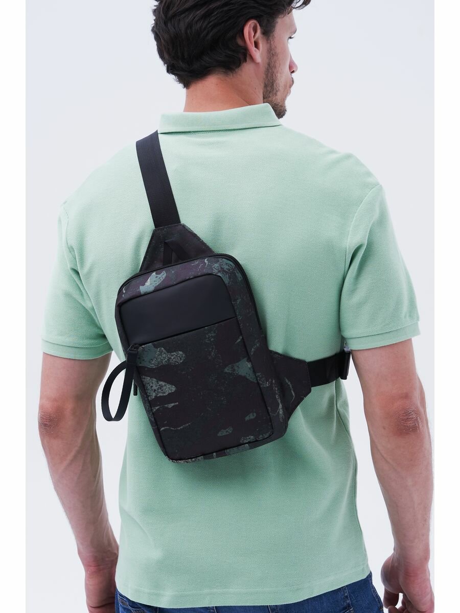 Сумка барсетка Journey, камуфляж зеленый — фото 1