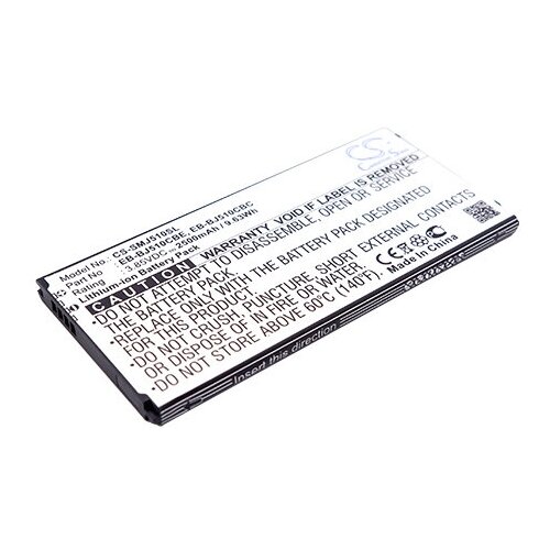 Аккумулятор для смартфона Samsung EB-BJ510CBC, EB-BJ510CB 3,85V 2500mAh код mb066081 аккумулятор cs smj510sl eb bj510cbe для samsung galaxy j5 sm j500f j5 sm j510f 3 85v 2500mah 9