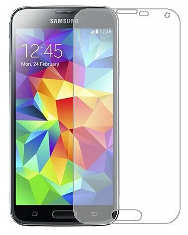 Samsung Galaxy S5 LTE-A G901F защитный экран Гидрогель Прозрачный (Силикон) 1 штука