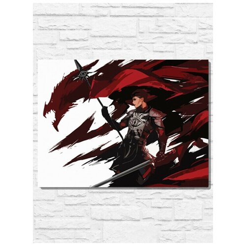 Картина по номерам на холсте игра Dragon Age Начало (Origins) (PS, Xbox, PC, Switch) - 11126 Г 30x40