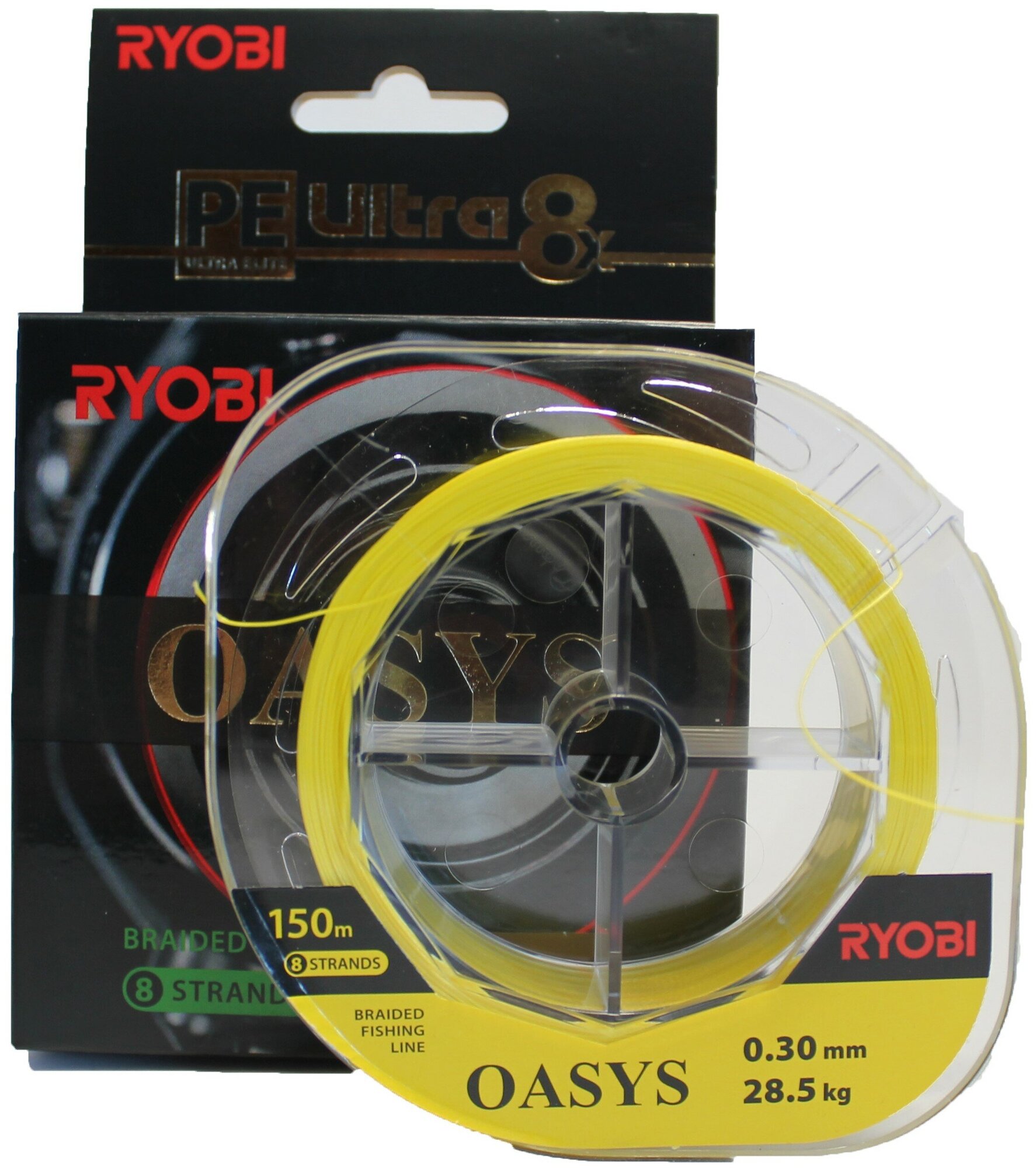 Плетеный шнур RYOBI OASYS Yellow 0,50mm 150m