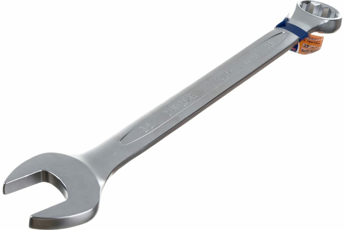 Ключ Kraft комбинированный 36мм (Cr-V, холодный штамп, холдер), - фото №7