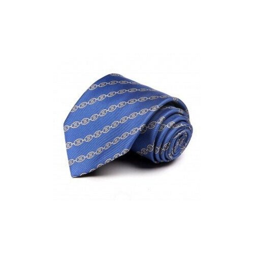Печатный синий галстук оригинальными полосками Celine 72939