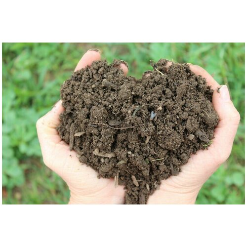 Перегной на основе конского навоза 5кг / Башкирская коневодческая ферма / биоперегной удобрение / gthtuyjq