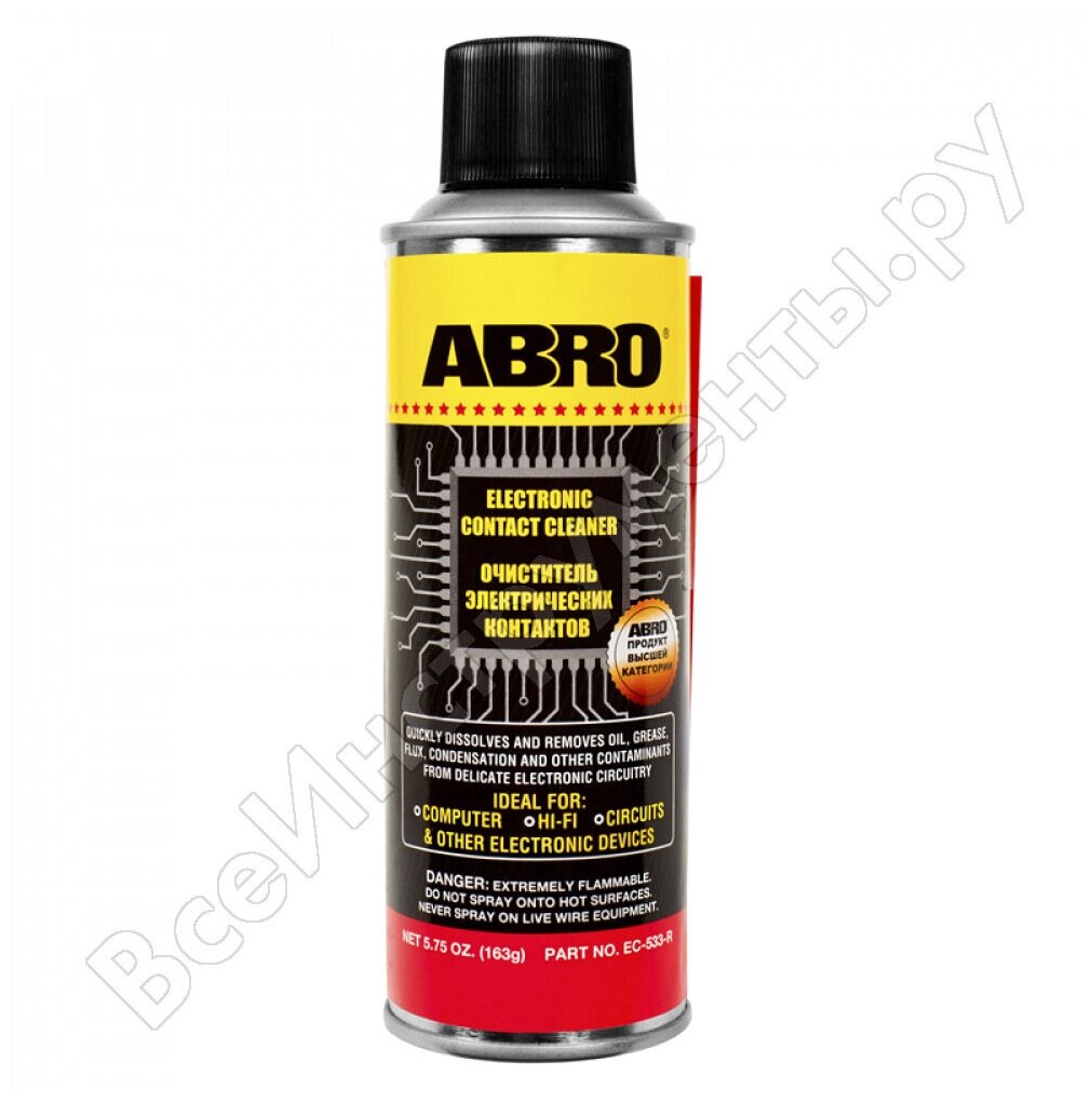 ABRO Очиститель электронных контактов 163 г EC-533-R