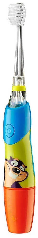 Электрическая зубная щетка Brush-Baby (3-6 лет), голубая