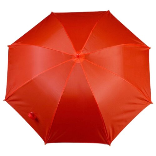 Зонт полуавтомат, купол 90 см., красный