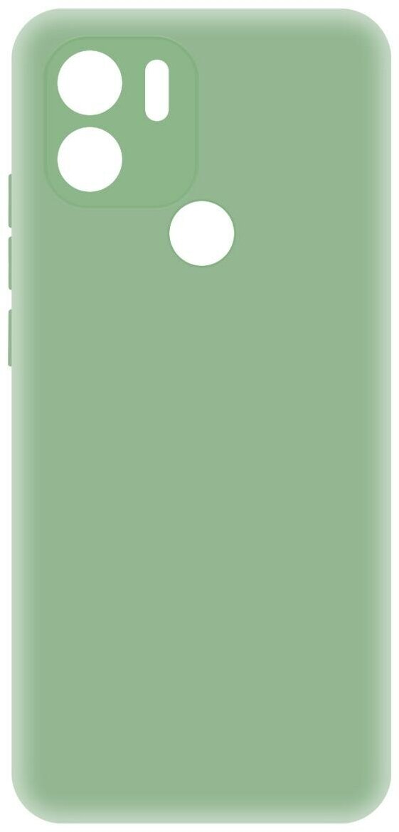 Чехол-накладка Krutoff Silicone Case для Xiaomi Redmi A1+/A2+/Poco C51 зелёный