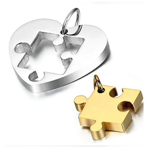 фото Парные кулоны "любовный пазл" подарки-любимым.рф