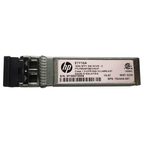 Трансивер HP 16Gb SFP+ SW 1-pack XCVR E7Y10A трансивер hp aruba 1g sfp rj45 t 100m cat5e xcvr j8177d