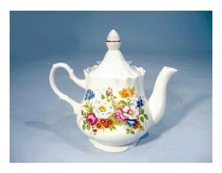 фото Чайник 800 мл ф.207 романс "Букет цветов" 507774