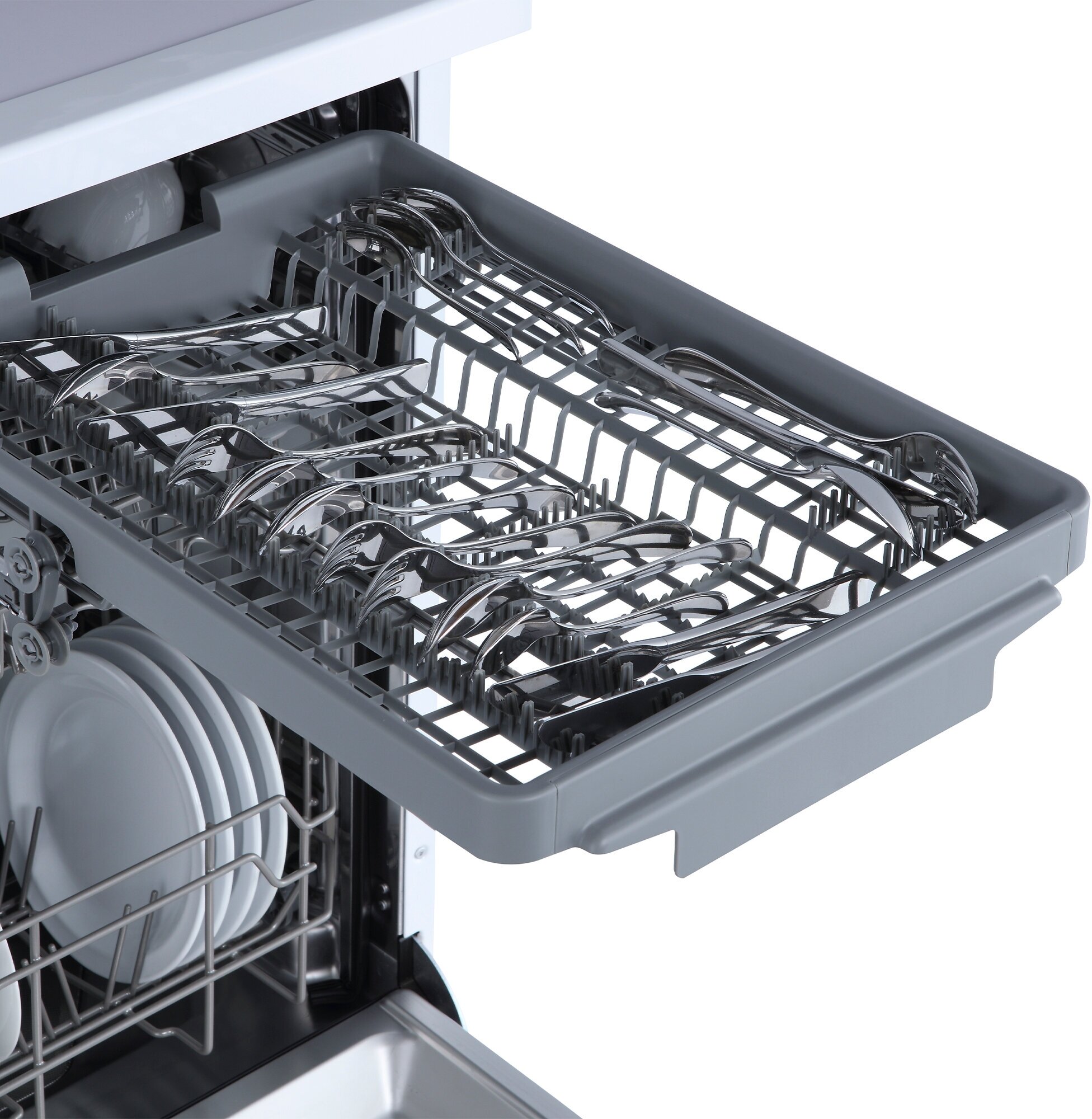 Посудомоечная машина 45см БИРЮСА DWF-410/5 W белый (10 компл, диспл) - фотография № 3