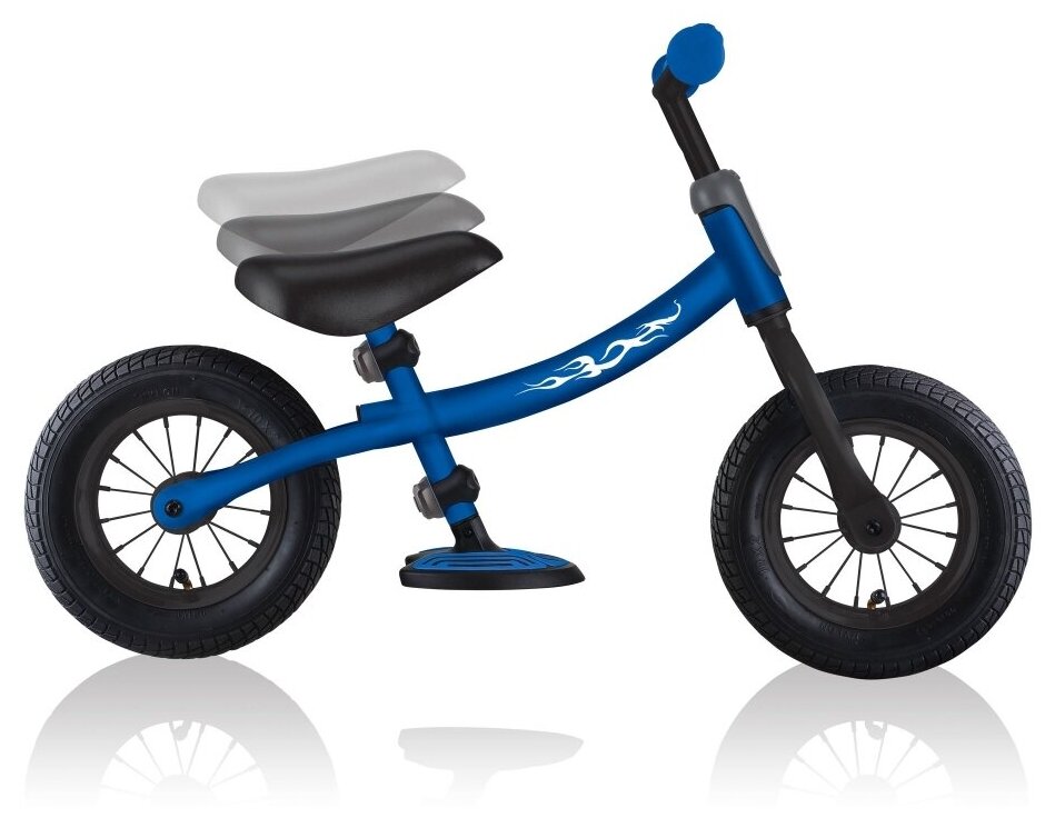 Детские трехколесные велосипеды, самокаты с сиденьем и беговелы для малышей GLOBBER GO BIKE AIR 615-100 Цвет-Синий