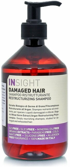 Шампунь для восстановления поврежденных волос DAMAGED HAIR (400 мл) IDA043/3567