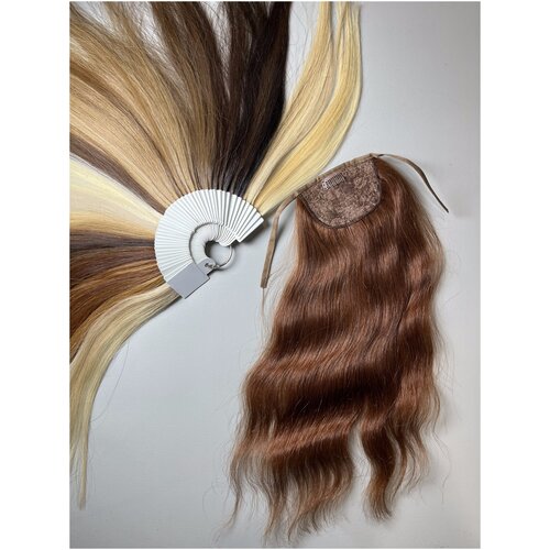 Хвост на завязках из калужско-славянских волос Belli Capelli 45см №35