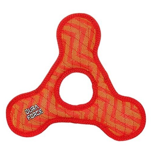 Tuffy Triangle Ring ZigZag Red/Red Супер прочная игрушка для собак Треугольник с круглым отверстием, красный, прочность 9/10 Арт.13044. красн