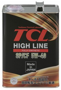Масло моторное TCL High Line 5W40 4л
