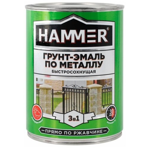 Грунт-эмаль по металлу Hammer ЭК000116559