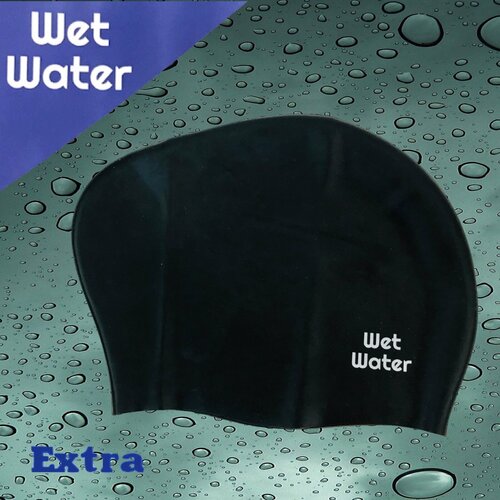 фото Шапочка для плавания wet water extra черная