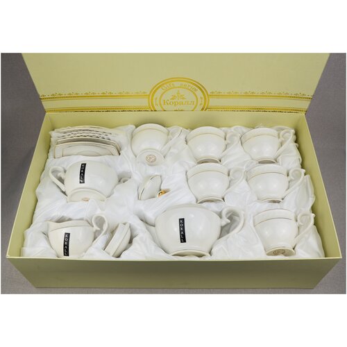 Набор чайный на 6 персон/15 предметов 280мл 850мл 500мл Снежная королева (подарочная упаковка) / снежная королева / чайные наборы