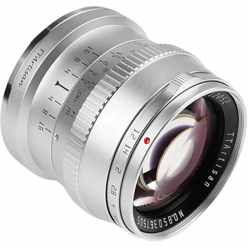 Объектив TTArtisan 50mm F1.2 Z-mount Серебро A076S