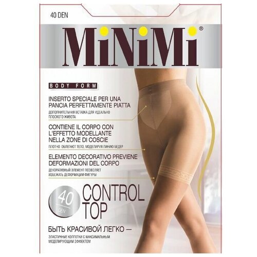 Колготки корректирующие Minimi Control Top 40-140 (Minimi), размер 4, nero (чёрный)