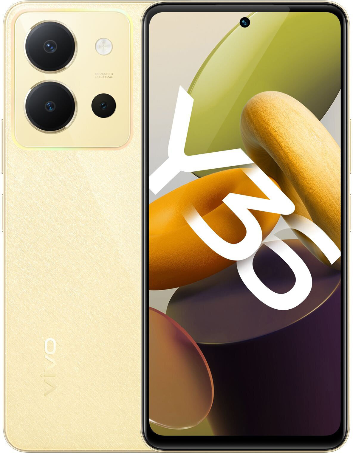 Смартфон VIVO Y36 8 Гб+256 Гб мерцающее золото - фото №1