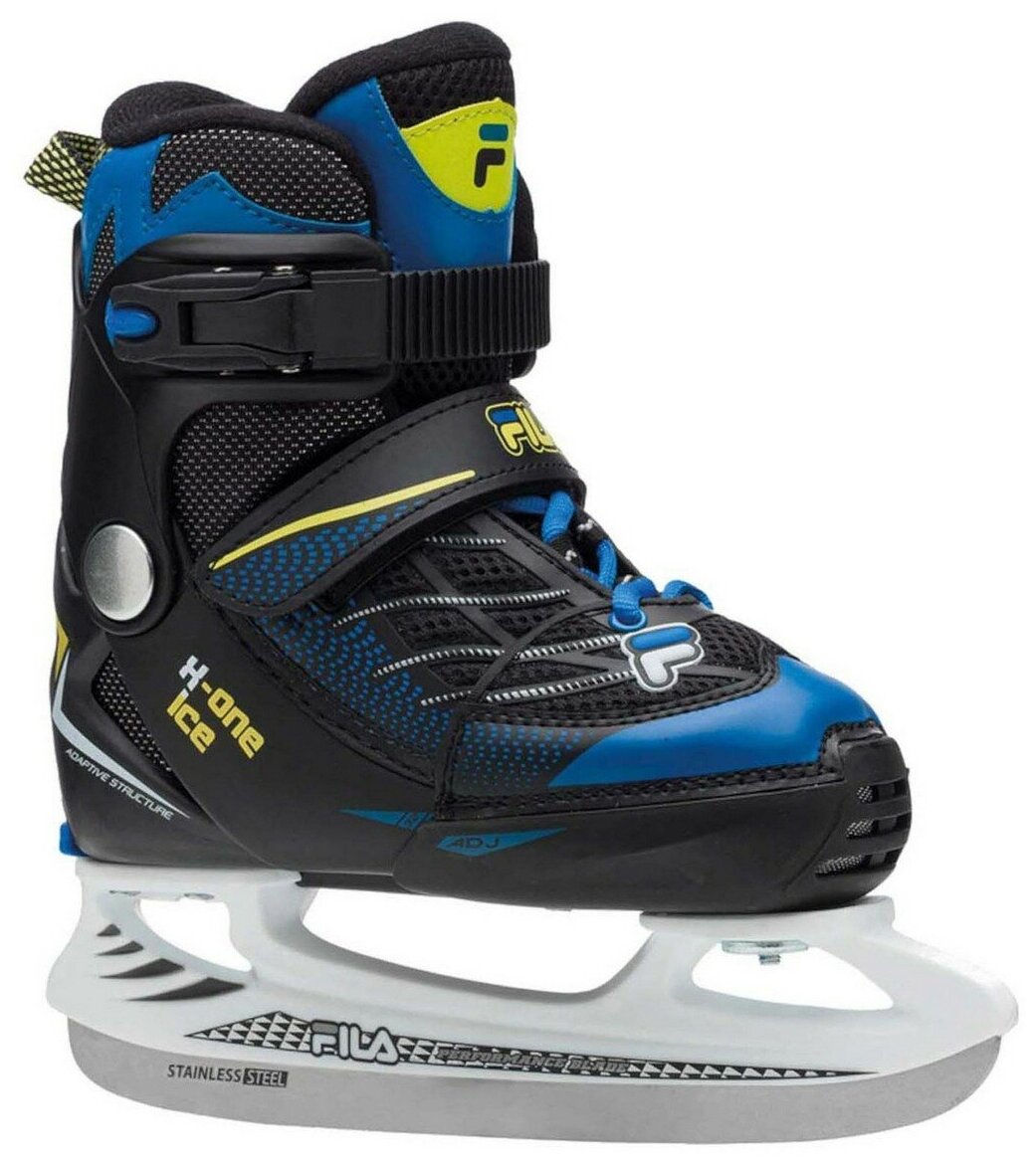 Детские раздвижные коньки Fila X-one Ice - Blue/Lime 22/23 р. 29-32