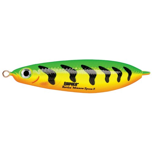 rapala блесна колеблющаяся незацепляйка rapala rattlin minnow spoon 16гр flp Блесна Rapala Rattlin' Minnow Spoon RMSR08, 80 мм, 16 г, №08